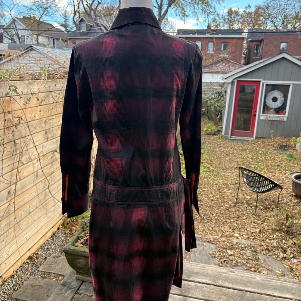 Comrags | Shadow Plaid Shirtdress - Picture 4 of 7
